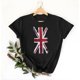 thumbnail image 3 of Camisetas de Verano de Manga Corta de las Mujeres Nuevo Suéter de Cuello de Tripulación, Top de Fiesta Impreso Casual para la Primavera, 3 of 4
