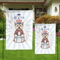 thumbnail image 4 of Happy 4th of July Patriotic Cairn Terrier Marching Band Uniform Balloons Fireworks Garden Flag 12x18in Double Sided Cairns Dog Lover Outdoor Decor - 13009, 4 of 5