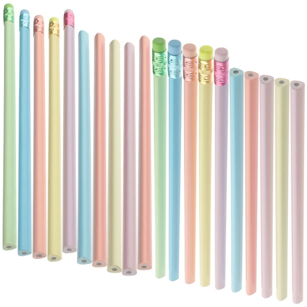 20 lápices de escritura para estudiantes, lápices de colores, lápices de madera, lápices de madera de escritura suave