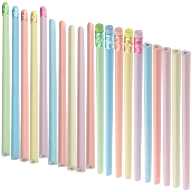 20Pcs Students Writing Pencils Colored Pencils Wooden Pencils Smooth Writing Wood Pencils
