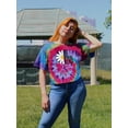 thumbnail image 2 of Be Kind Daisy Tie Dye Spiral Women -Image by Shutterstock, Female Large, 2 of 4