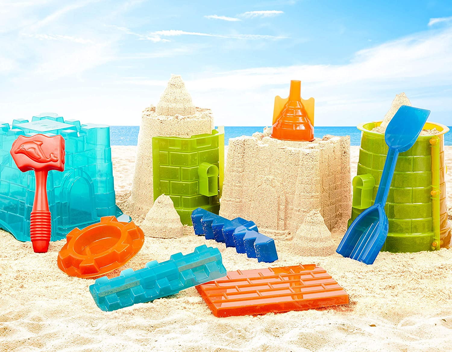 Multi Style Sand Castle Building Model Mold Beach Fun Toys For Kids*Children Toy 