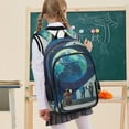 thumbnail image 7 of FORMRS School Backpack 17" Student Travel Bag with Laptop Compartment, Blue Planet, 7 of 7