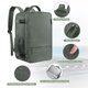 thumbnail image 4 of Mochila de viaje grande y ampliable Sinaliy para hombre y mujer, portátil de 17 pulgadas, impermeable, casual, mochila universitaria, mochila para mujer, como artículo aprobado para vuelos, 4 of 9