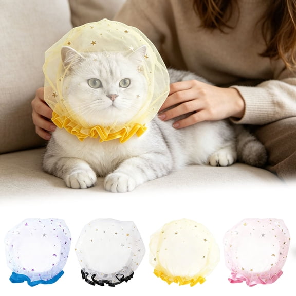 4PCs Anti Scavenging Mesh Dog Snood, Breathable Head Protector And Face Guard, Foxtail Mask For Dogs And Accidental Ingestion