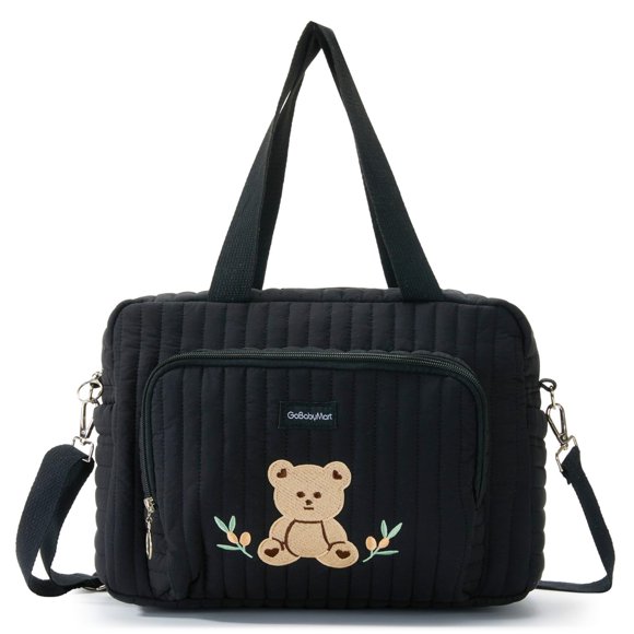 Bolso Tote GOBABYMART Pequeño con Osos Negros Aislado