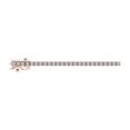 thumbnail image 3 of 1 3/4 Carat Diamond Tennis Bracelet in 10K Rose Gold (6.5 inch) - IGI Certified, 3 of 4