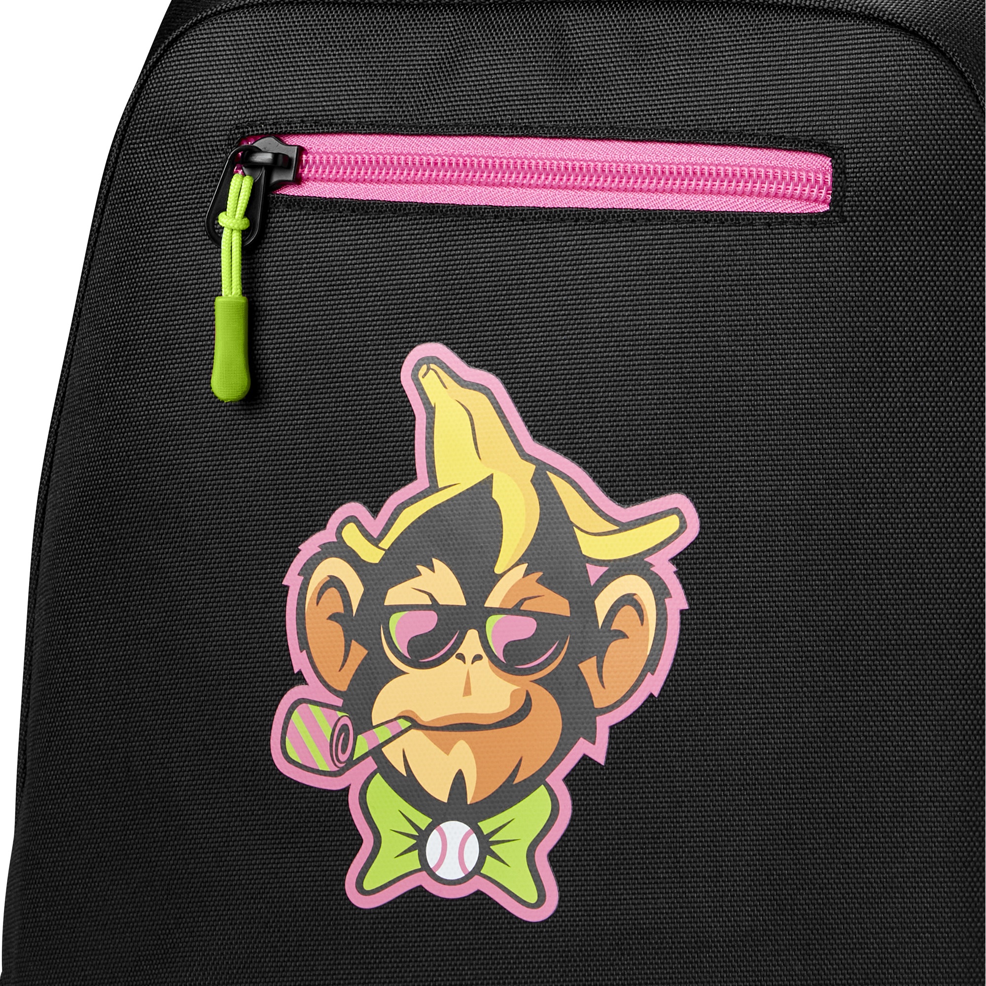 Louisville Slugger Party Animals Powerized Stick Baseball Bag - Hot Pink/Black, Holds Up to 2 Bats