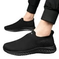 thumbnail image 3 of Sngxgn Mens Running Shoes Sneakers Walking Slip on Gym Workout Breathable Jogging Sport Casual Shoe(Black,40), 3 of 8