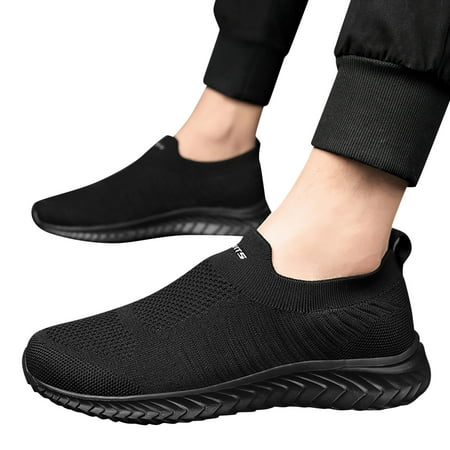 Oyedens Slip on Walking Loafers Driving Work Shoes for Men Comfort Casual Fitness Workout Gym Sneakers