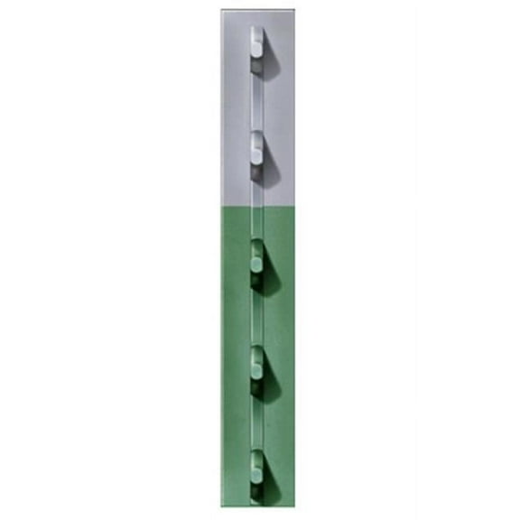 Chicago Heights Steel FRPT12500070G4N 1.25 in. x 7 ft. Green Studded T-Post- Pack Of 5