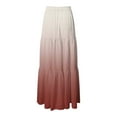 thumbnail image 5 of Jkety Women's Solid Lightweight Flare Midi Pull On Closure Skirt Midi Skirts for Women Brick Red,S, 5 of 5