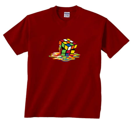 Melting Puzzle Cube Sheldon Big Bang Theory T-Shirt