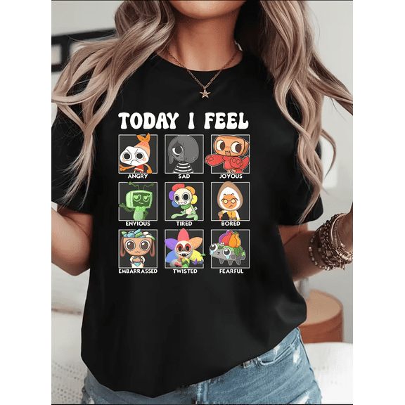 Funny Dandy Planet Parody Cute Sprout Pebble Theme Birthday Graphic Unisex T-Shirt V15862, up to Size 5XL