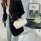 thumbnail image 4 of Bolso de bola de masa, bolso de mujer, bolso de hombro, bolso tejido de cuero PU, 4 of 5