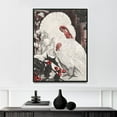 thumbnail image 1 of Twee Witte Kalkoenen Bij Hulsttakken in De Sneeuw - 1897 | Theo Van Hoytema | Premium Fine Art Print | 20th Century Dutch | Art Nouveau | Portrait | Nature Art, 1 of 7