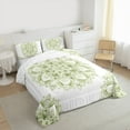 thumbnail image 3 of jejeloiu Green Medallion Floral Full Size Comforter Sets,Boho Mandala Bedding Comforter Set,Bohemian Aesthetic Bedding Sets For Kids,Super Cozy Room Decor Reversible,3 Pieces, 3 of 8