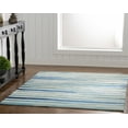 thumbnail image 5 of Trio Silt Area Rug Ivory Blue 8x10 Transitional Contemporary Design Modern Colors, 5 of 7