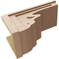 thumbnail image 6 of 12"W x 24"D x 12"H Wide Highland Rough Cedar Woodgrain TimberThane Corbel, Primed Tan, 6 of 6