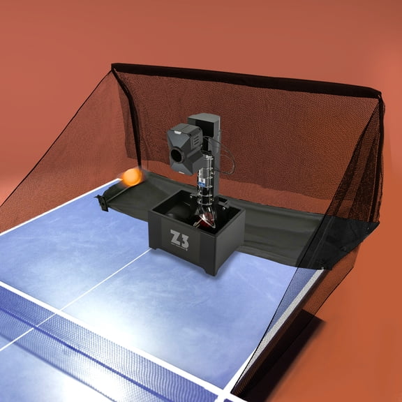 Automatic Training Table Tennis Ping Pong Ball Pitching Machine W/ 100*Balls Net