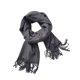 thumbnail image 1 of Qarigey Bufandas femeninas de marca de lujo, versátiles, fáciles de combinar, elegantes y modernas, bufanda lisa de lana de cordero al tacto Accesorios de disfraces gris oscuro, 1 of 6