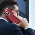 thumbnail image 6 of Dteck Case for iPhone 13 Pro, Business Style PU Leather Wallet Folio Case Magnetic Closure Kickstand Full Protection Case Compatible with iPhone 13 Pro,Red, 6 of 6