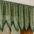 thumbnail image 6 of HomeKingdee Boho Valance Curtains for Windows Short Triangle Sheer Voile Kitchen Swag Curtain Tassels Window Valances for Home Decor Farmhouse, 6 of 6