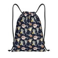 thumbnail image 1 of Xecao Sharks In Sunglasses Pattern Sports Drawstring Backpack - String Swim Gym Bag with Wet Proof Pocket for Women&Men-Small, 1 of 6