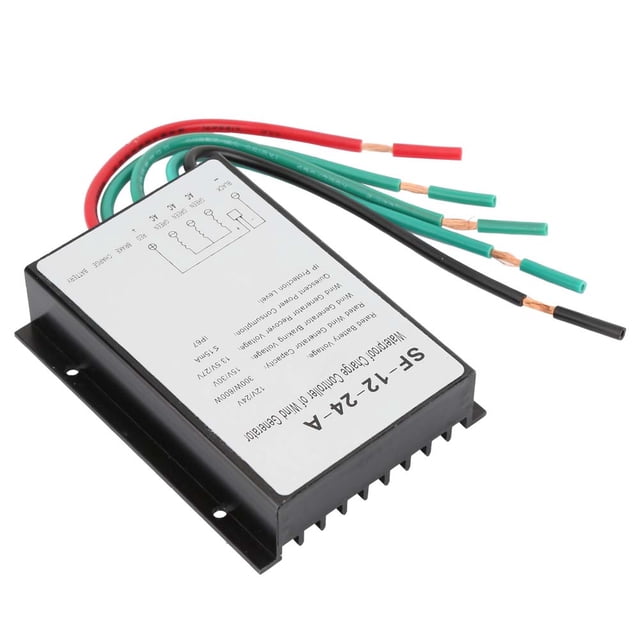 12V/24V 300W/600W Waterproof Wind Turbine Generator Charge Controller Regulator Automatic Identification Of Brake Regulator Charging