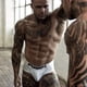 thumbnail image 4 of Calzoncillos de algodón para hombre, ropa interior sexy de cintura baja, pantalones cortos deportivos convexos, transpirables y cómodos de moda, 4 of 5