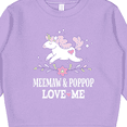 thumbnail image 3 of Inktastic Meemaw and Poppop Unicorn Toddler Sweatshirt, 3 of 4