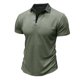 thumbnail image 2 of Camisas de Manga Larga para los Hombres Raya Impresión Gira-Abajo Botón de Cuello Blusa Casual, Camisas de Vestido para Hombre, 2 of 9