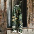 thumbnail image 2 of DDAPJ pyju Summer Floral Jumpsuit for Women Sleeveless Spaghetti Straps Rompers Casual Loose Wide Leg One Piece Overalls on Sale Multicolor L, 2 of 6