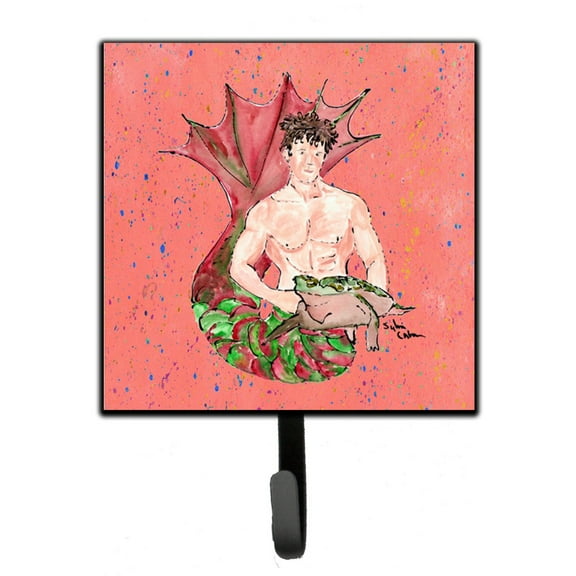 Carolines Treasures 8348SH4 Merman Leash or Key Holder Single Hook multicolor