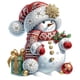 thumbnail image 1 of 5D DIY Taladro Parcial Con Forma Especial Muñeco Nieve Navidad 30x30cm, 1 of 9