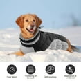 thumbnail image 5 of QBLEEV Warm Dog Winter Coat Cold Weather Jacket Windproof Reflective Turtleneck Dog Vest with Plush Neckline D-Ring for Leash Thick Fleece Lining Outdoor Pet Apparel, 5 of 8