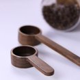 thumbnail image 2 of Cuchara medidora de café, cocina, hogar, mango de madera, cuchara medidora para hornear, cantidad de café en polvo, 2 of 5