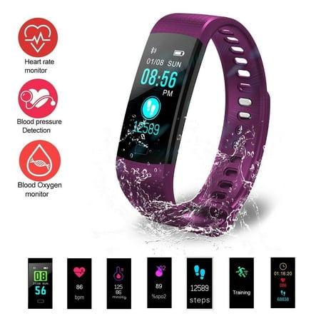 Agptek Fitness Tracker Smart Watch Bracelet Wristband With Blood