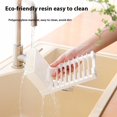 thumbnail image 2 of Collapsible Dish Drying Rack,Portable Dish Drainers for Kitchen Counter,Kitchen Storage Cabinet Organizer for Dish/Plate/Bowl/Cup/Pot Lid/Cutting Board (Gray), 2 of 7