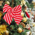 thumbnail image 4 of Dserhfy Candy Stripes Christmas Bows for Wreath Red And White Candy Cane Stripes Bow for Garland Wedding Party Staircase Fireplace Indoor Outdoor Decor, 4 of 8