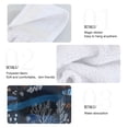 thumbnail image 5 of Winter Landscape Illustration 2 Pack 14''x18'' Hand Towels Soft Coral Fleece Quick Dry Hook and Loop for Kitchen Bathroom, 5 of 7