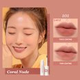 thumbnail image 3 of FOCALLURE Velvet Matte Liquid Lipstick, High Pigmented Lip Stain for Cheeks and Lips Tint, Milk Tea, 3 of 7