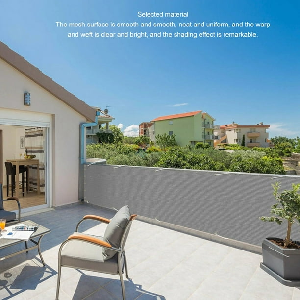 Acheter 5M Confidentialité Jardin Clôture Panneau Couverture Balcon  Protection UV Ombre Écran Pare-Soleil