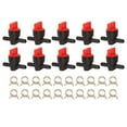 thumbnail image 1 of 10PCS 494768 698183 Fuel Shut Off Valve with Clamp for 1/4 inch Fuel Line Murray Lawn Tractor, 1 of 10