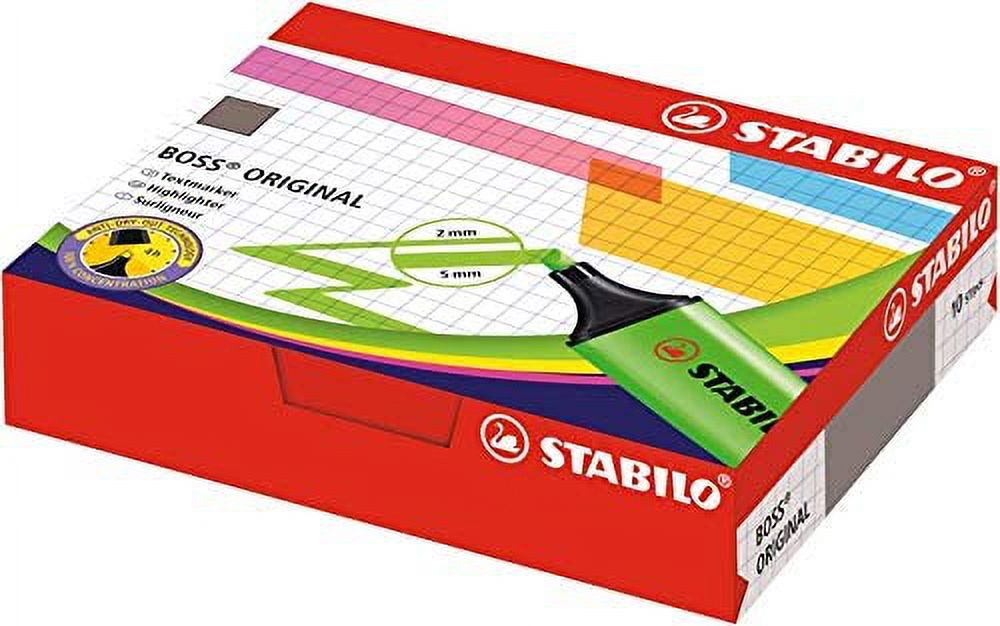 STABILO Highlighter BOSS ORIGINAL - Pack of 10 - Orange