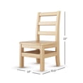 thumbnail image 2 of Foundations Little Innovators 2 Pack Kids School Chairs, Fully Assembled (10 inch height), 2 of 7