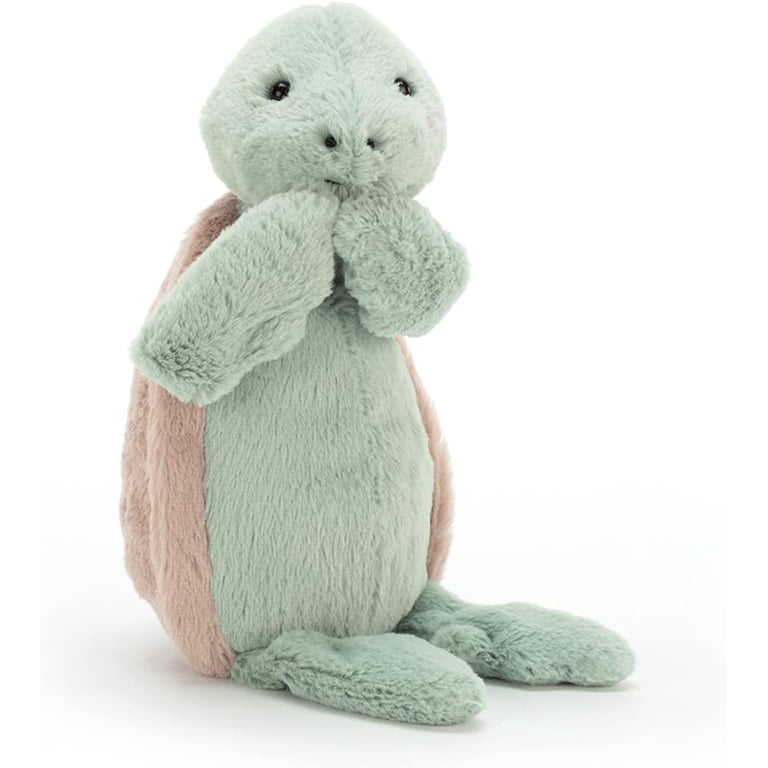 Jellycat Bashful Turtle Stuffed Animal, Medium 12 inches - Reptile