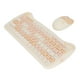 thumbnail image 3 of Teclado y ratón inalámbricos de 2,4 G con forma de gato, tecnología de bajo consumo, combinación de teclado y ratón inalámbricos para juegos, color té con leche, 3 of 15