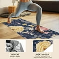 thumbnail image 4 of Pioneer Flower Floral Print Pattern Hot Yoga Mat Towel Non Slip for Hot Yoga - Quick-Drying Yoga Mat Cover with 4 Corner Pockets with Travel Bag - Hot Yoga Towel Non Slip 70"x26", 4 of 6