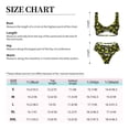 thumbnail image 6 of Daiia Cute Cartoon Dinosaurs Green Silhouette Pattern Women's Bikini Set Two Piece Swimsuit High Waisted Bikini Adjustable Straps Bikini Perfect for Beach, Pool, and Summer Vacation-Small, 6 of 9